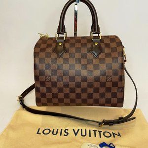 Louis Vuitton damier ebene speedy 25 bandouliere